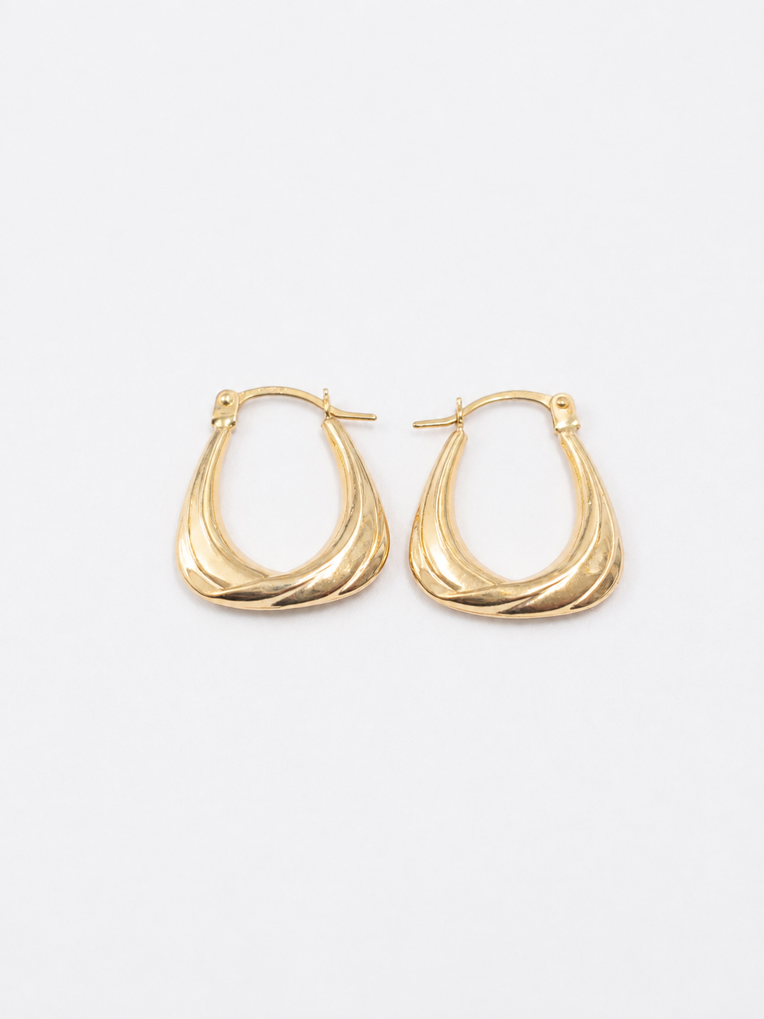9ct Gold 8mm Hoops 80BS198/99
