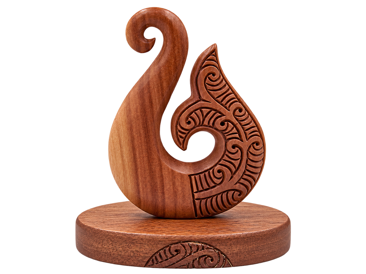 Wooden Ornament hook 70mm VW23