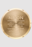 Nixon Mens Oxblood Sunray/ Gold Sentry SS Watch - A356 5094-00