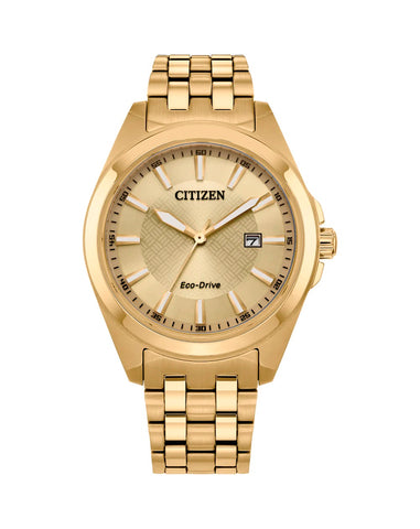 Citizen Men's Gold Dial Eco Drive Watch - BM7532-54P