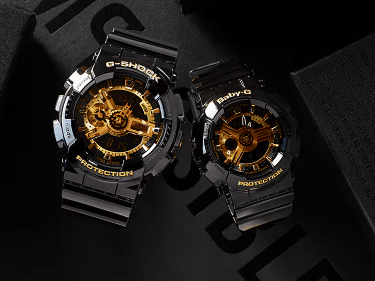 G Shock Analog-Digit Gold/Black (GA-1100 Series) Watch - GA-110GB-1A