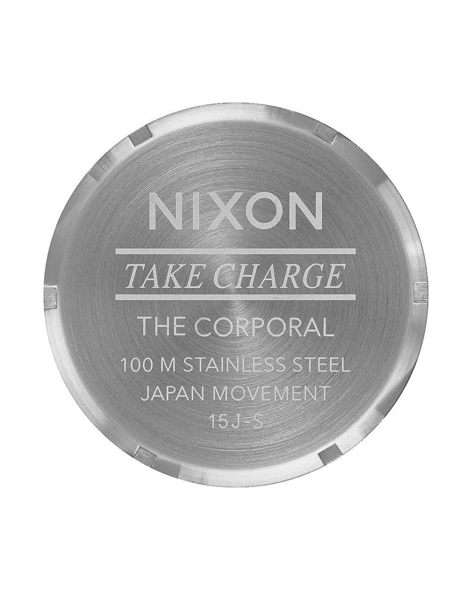 Nixon Men's Silver/Gunmetal Corporal SS Watch - A346-5146-00