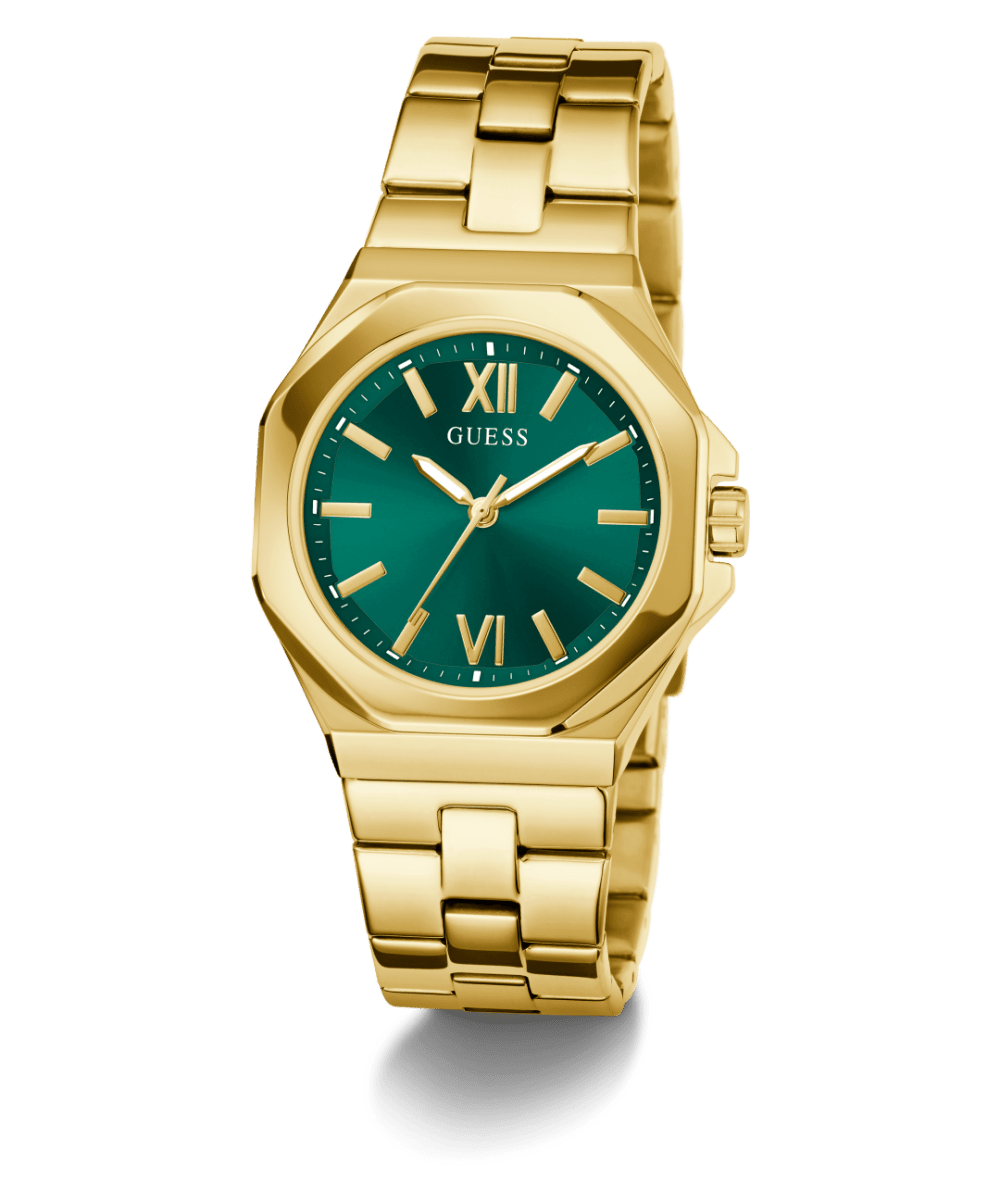 GUESS Ladies Gold Tone Empress Analog Watch GW0873L2