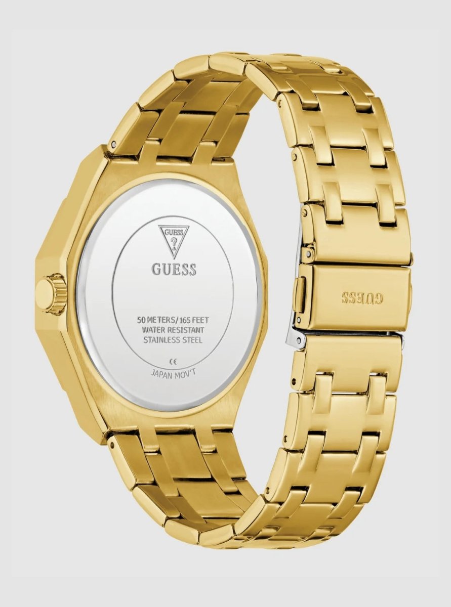 GUESS Gold kryptonite glitz watch GW0960L2