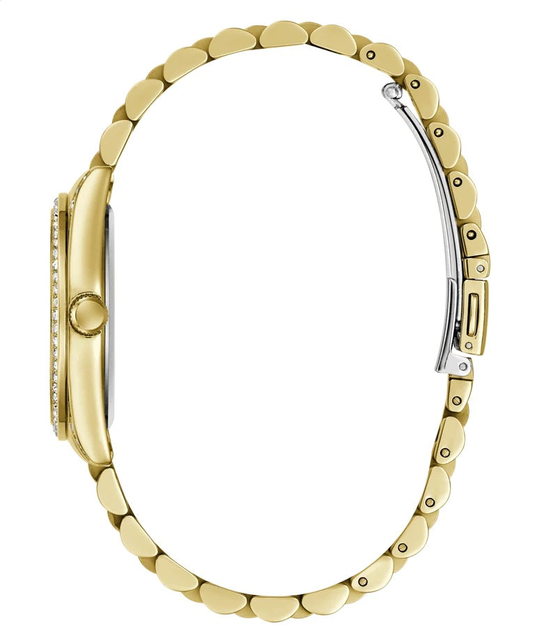 GUESS Ladies Jada Gold Tone Analog Watch GW1099L2