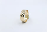 9ct Gold Wedding Plain Band 8mm wide