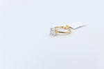 18ct Yellow Gold Lab Grown Certified Solitaire Diamond Ring TDW 2ct