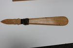 Wooden Taiaha with a Stand