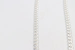 Stg Silver Heavy Curb Link Chain  IR30 60cm