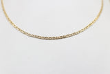 9ct Gold Anchor Hollow Chain GC03