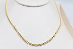 10ct Gold Hollow Open curb Chain GC05