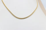 10ct Gold Hollow Open curb Chain GC05