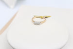 9ct Gold three stone Diamond Ring SYR3675