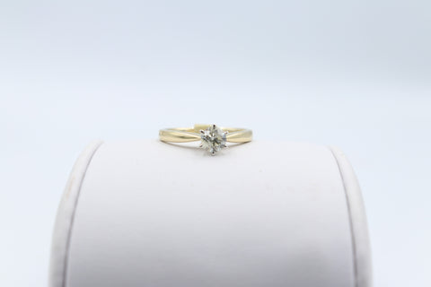 9ct Gold 0.58ct Diamond Solitaire SYR2288