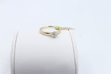 9ct Gold CZ Solitaire Ring SYR2288