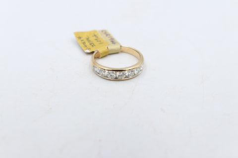 9ct Gold Channel set 1.09ct 7 stone Ring SYR1946