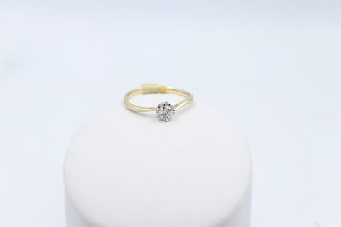 9ct Gold Diamond Solitaire ring TDW 0.25ct SYR7925