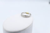 9ct White Gold Diamond Channel set Ring