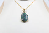 9ct Gold Handmade setting for Full Opal with Diamonds  CYOPAL