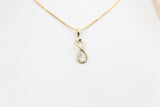 9ct Gold Infinity Pendent SYP3695