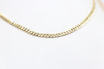 9ct Gold Italian Tight Curb Chain  60cm