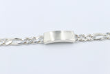 Sterling Silver Curb Link ID bracelet IRB22