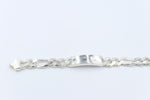 Sterling Silver 3:1 Figaro Bracelet IRB24