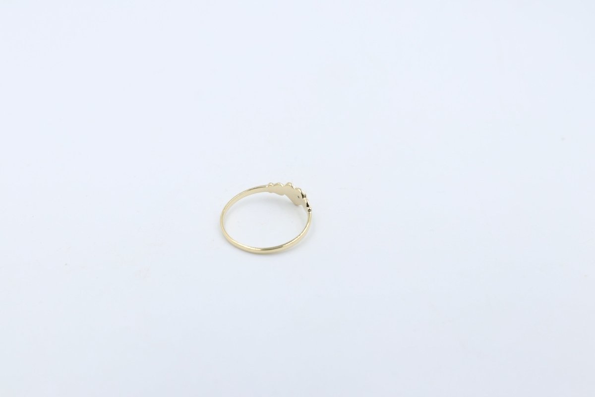 9ct Gold Girls Signet Ring Sapphire SYR2009CY