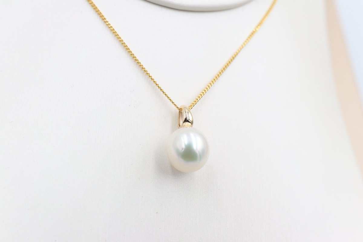 9ct Gold set South Sea Pearl 12-13mm