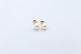 9ct Gold set South sea Pearl Studs 8-8.5mm