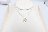10ct Gold Diamond set Pendent with 10K gold chain