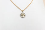 10ct Gold Tree of Life Pendent with Diamonds