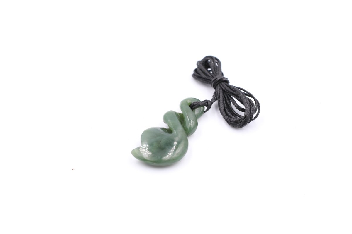 New Zealand Greenstone Twist Tail
