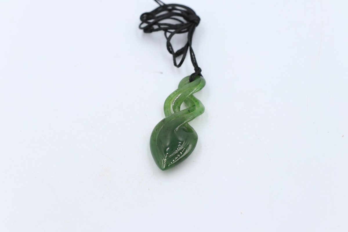 New Zealand Greenstone Double Twist