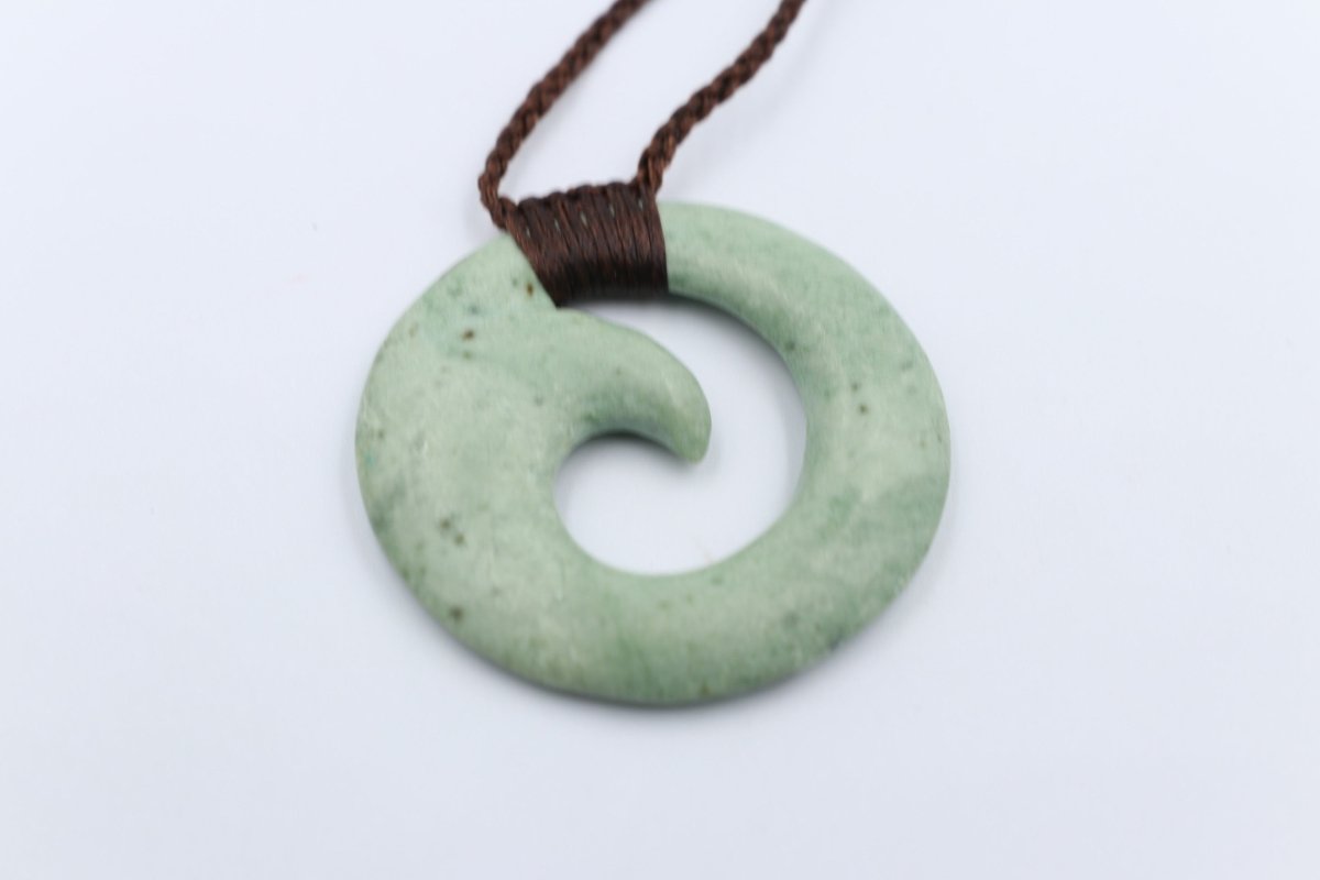 New Zealand Greenstone Porowhita Koru Inanga Stone