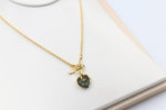 9ct Gold Rope Chain Italian Necklace with Heart