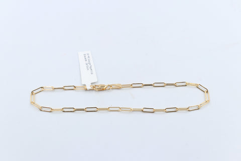 9ct Gold Paper clip Link Bracelet