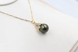18ct Gold Plated Faux Pearl Pendent