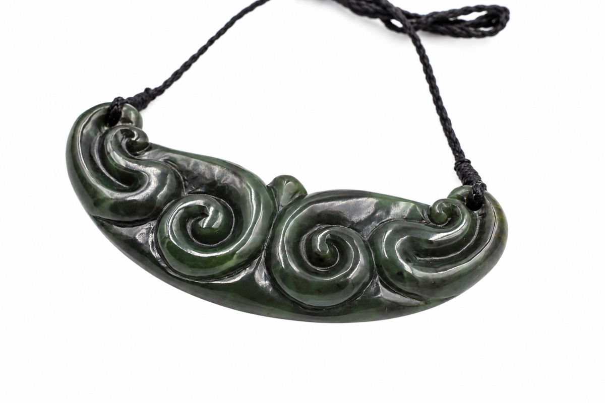New Zealand Greenstone Koru - JP188