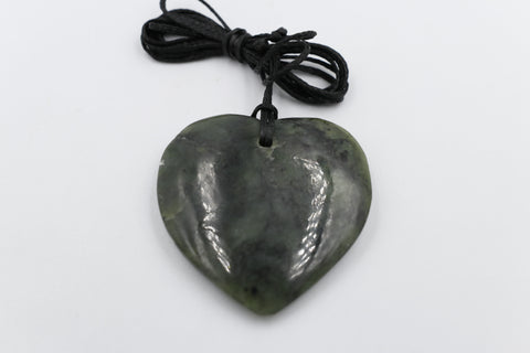 Greenstone Heart 40mm