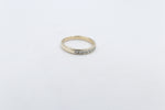 9ct Gold Diamond 7 stone Channel set Ring 0.25ct SYR1948