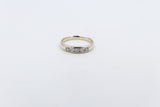 9ct Gold Diamond 5 stone Channel set Ring 0.35ct SYR1944