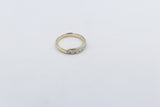 9ct Gold Diamond 7 stone Channel set Ring 0.50ct SYR1956