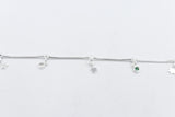 Stg Silver Anklet 25 to 29cm IRA40