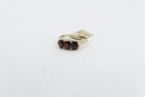 9ct Gold Ceylon Garnet & Diamond ring SYR7986G
