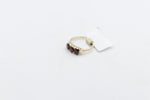 9ct Gold Ceylon Garnet & Diamond ring SYR7986G