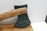 New Zealand Wood and Serpentine Stone Axe HBS03
