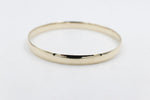 9ct Gold Solid bangle 6.5mm wide SYB27