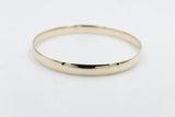9ct Gold Solid bangle 6.5mm wide SYB27