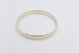 9ct Gold Solid bangle 6.6mm wide SYB13